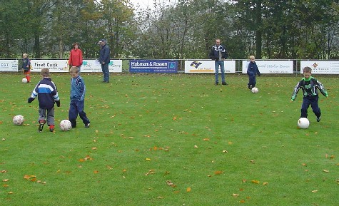 Luxe training E- en F-pupillen / 25 oktober 2003 / foto 11