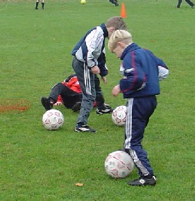 Luxe training E- en F-pupillen / 25 oktober 2003 / foto 13