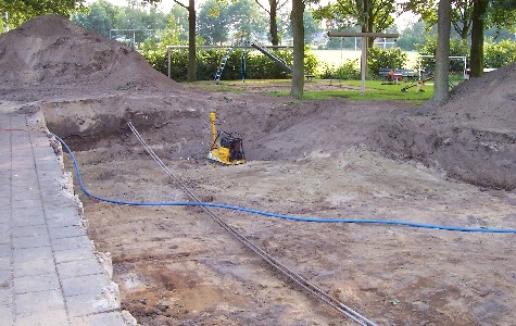 Verbouwing kantine VV Gassel / juli 2006 / foto 6