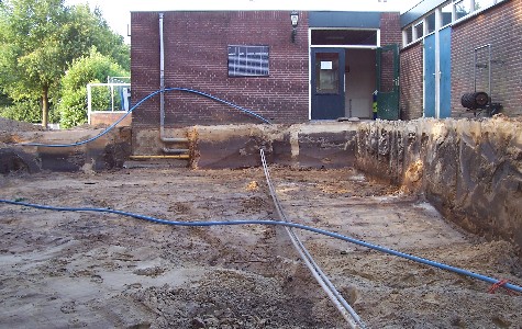 Verbouwing kantine VV Gassel / juli 2006 / foto 7