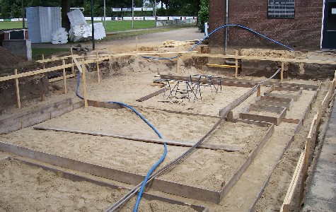 Verbouwing kantine VV Gassel / juli 2006 / foto 10