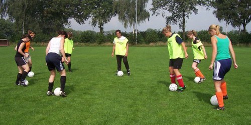eerste training dames 2010-2011
