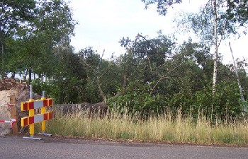 Stormschade bij VV Gassel