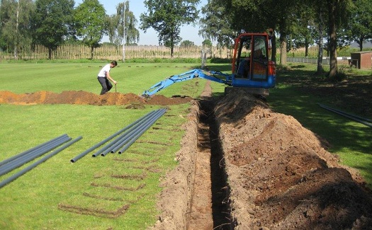 Aanleg nieuwe beregeningsinstallatie / 14 juni 2014 / foto 11