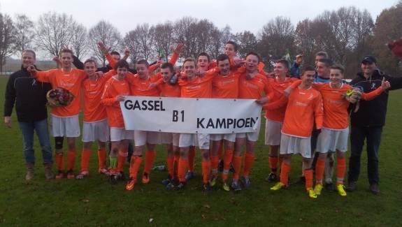Gassel B1 najaarskampioen 3e klasse 102