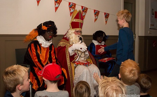 Sinterklaas bij jeugd VV Gassel / 03 december 2014 / foto 11