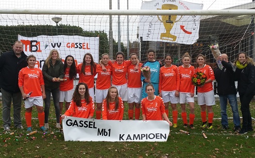 Gassel MB1 najaarskampioen 2015