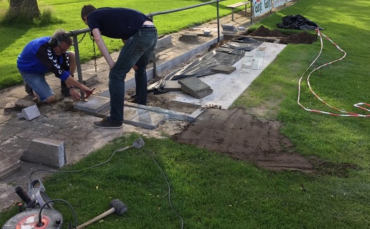 De laatste voorbereidende werkzaamheden