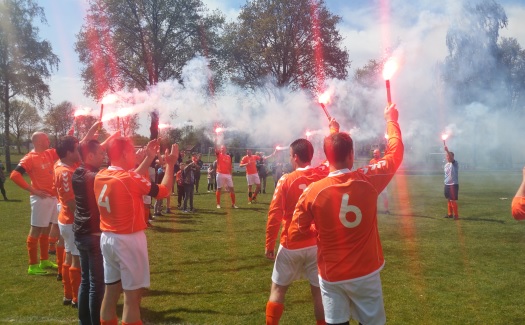 Vuurwerk afloop kampioensduel Gassel 3