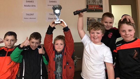 Winnend team voetbalkamp editie 2016!