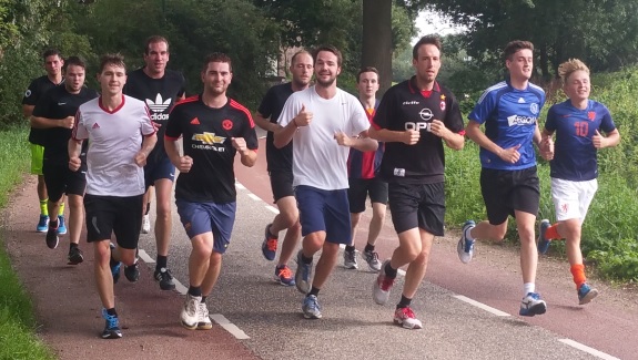 Duurloop tijdens 1e training 2017-2018